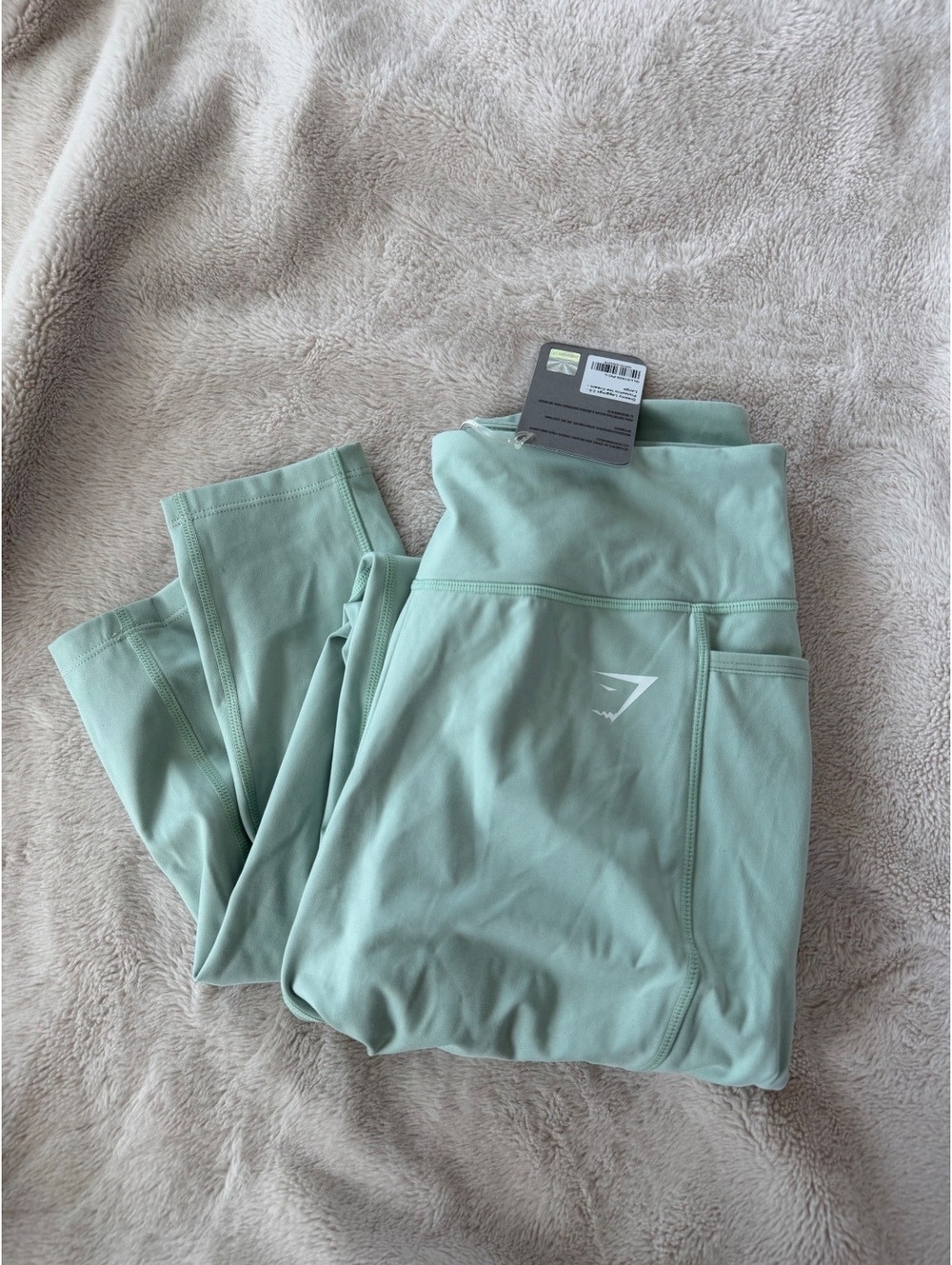 Gymshark Dreamy Leggings 2.0 Pistachio Ice Cream Large yoga Pilates